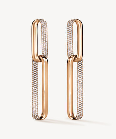 INSIDE/OUT Diamond Link Earrings