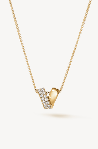 INSIDE/OUT Multi-Wear Rondel Diamond Pendant Necklace
