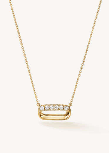 INSIDE/OUT Diamond Mini Link Pendant