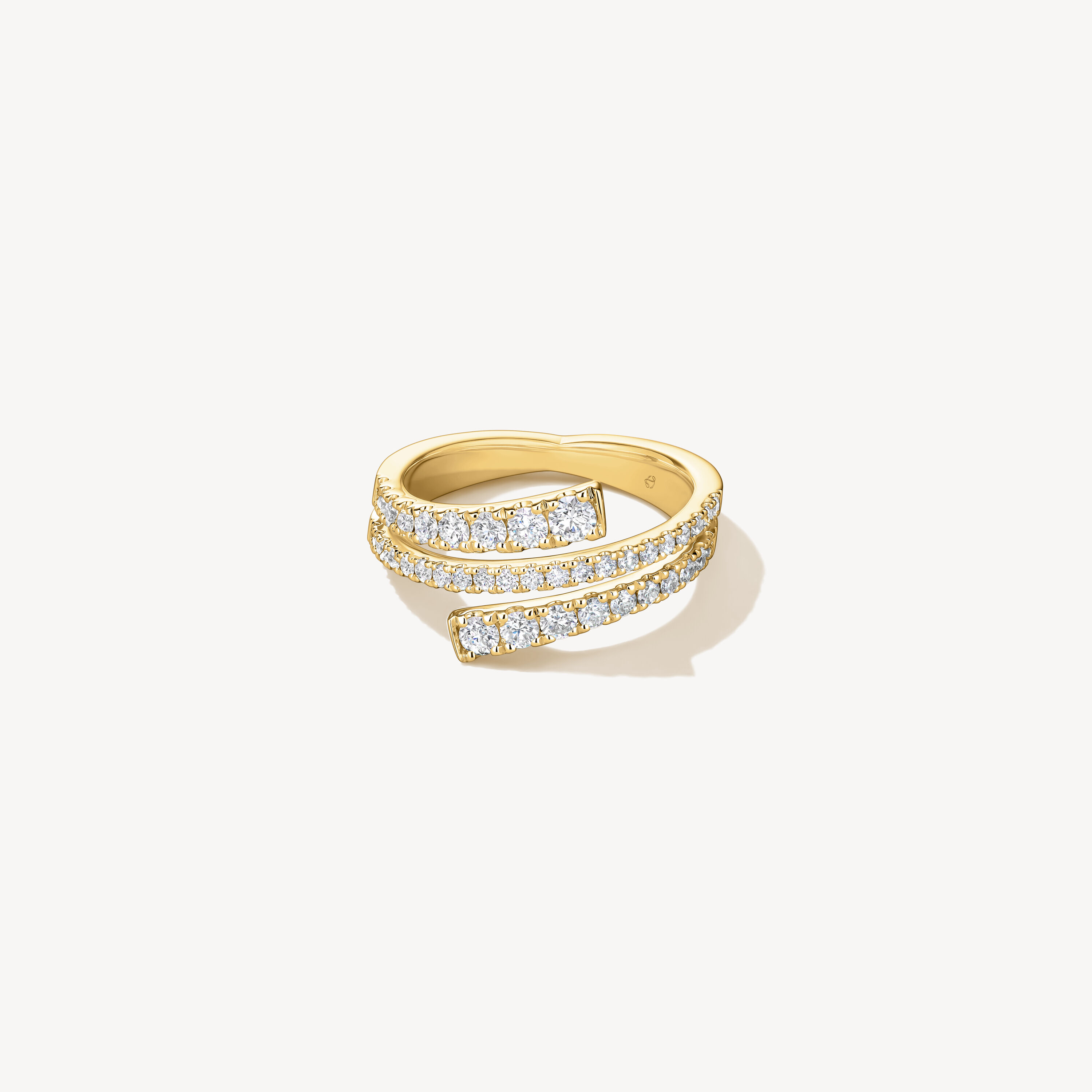 Grace Wrap Ring, 18K Yellow Gold, large