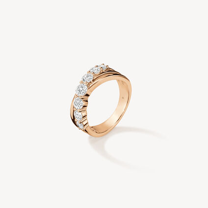 Intermingle Single Right Hand Ring, 18K Rose Gold, large