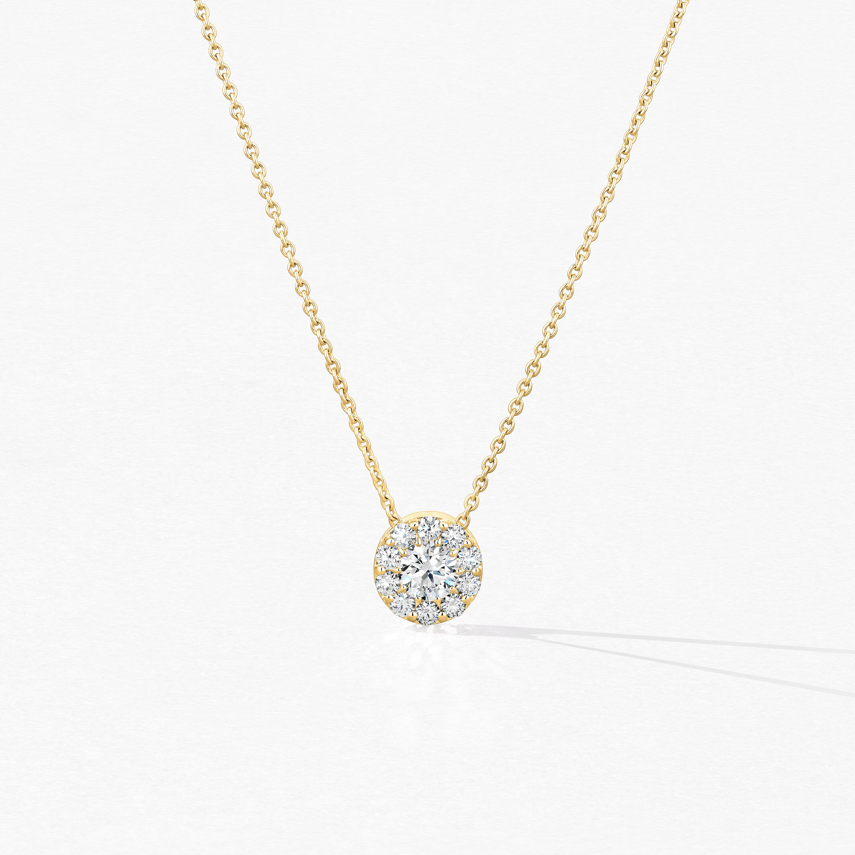 Fulfillment Pendant Necklace, 18K Yellow Gold, large