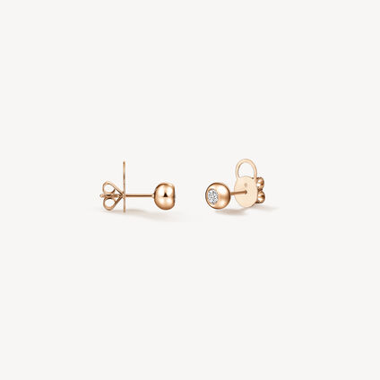 DREAM COMET DROP EARRINGS, 18K Rose Gold, large