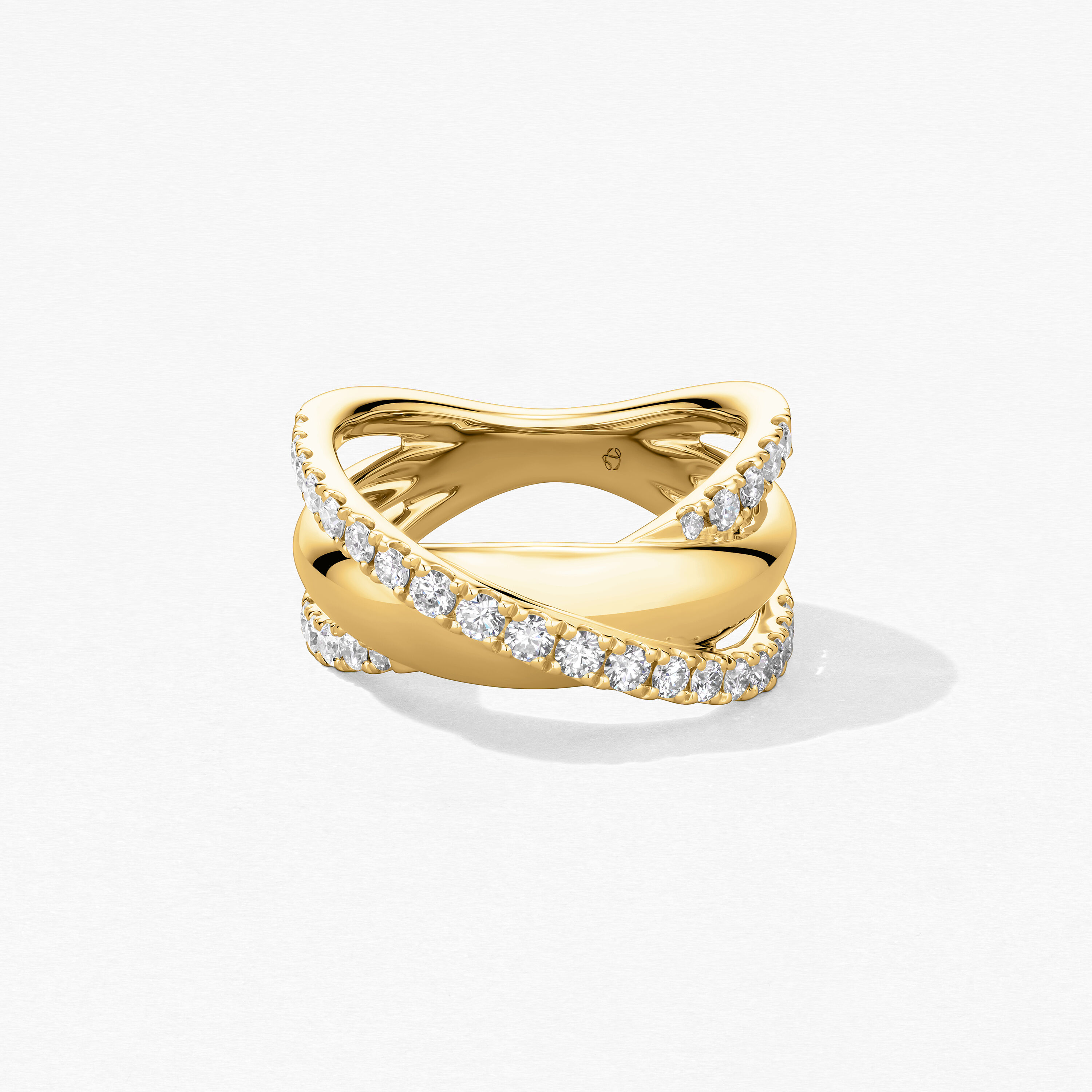 Grace XX Ring, 18K Yellow Gold, large