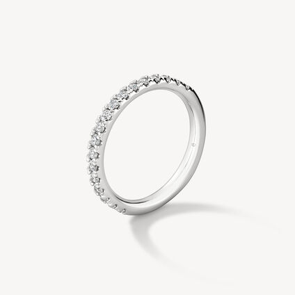 Acclaim Band, 18K White Gold, large
