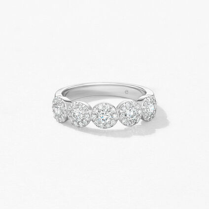 Fulfillment Round Band, 18K White Gold Fulfillment Round Band, 18K White Gold, large