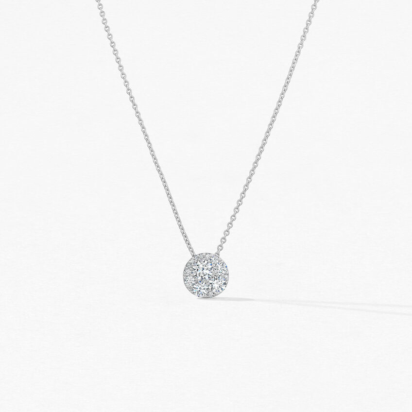 Master Set For Diamond Tessa Diamond Circle Pendant | Hearts on Fire