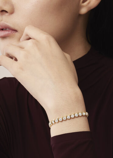 LU Droplet Bracelet, 18K White Gold LU Droplet Bracelet, 18K White Gold, large