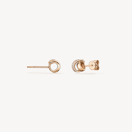 INSIDE/OUT Diamond Flip Earrings - Small, 18K Rose Gold, large