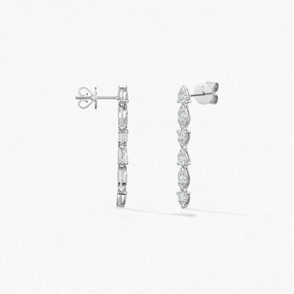 Aerial Dewdrop Stiletto Earrings, , large
