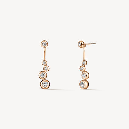 DREAM Drop Earrings - Large, 18K Rose Gold, large