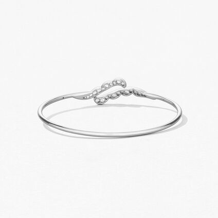 Lorelei Ribbon Flexi Bangle, 18K White Gold Lorelei Ribbon Flexi Bangle, 18K White Gold, large