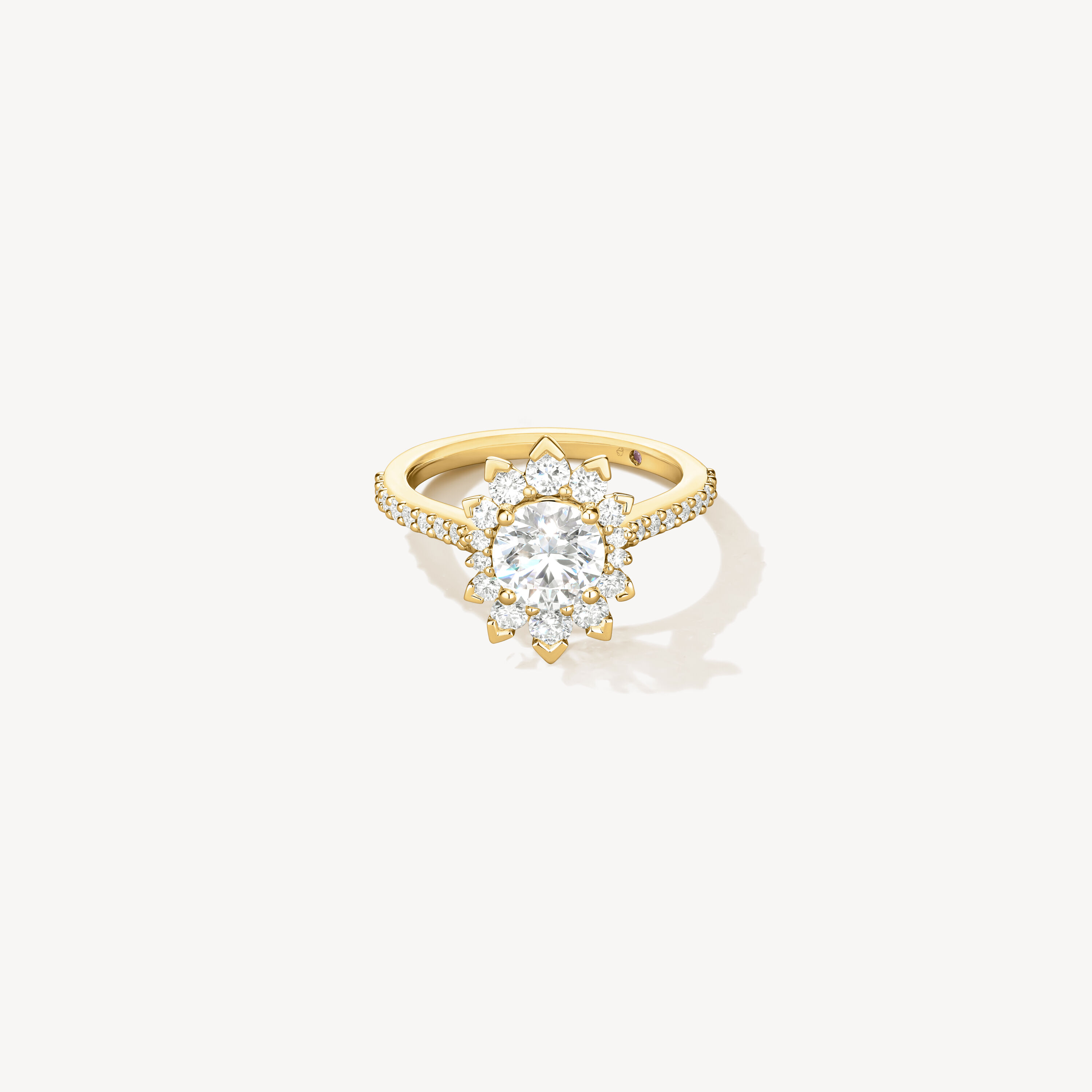 Behati Say It Your Way Oval Engagement Ring, 18K Yellow Gold, large