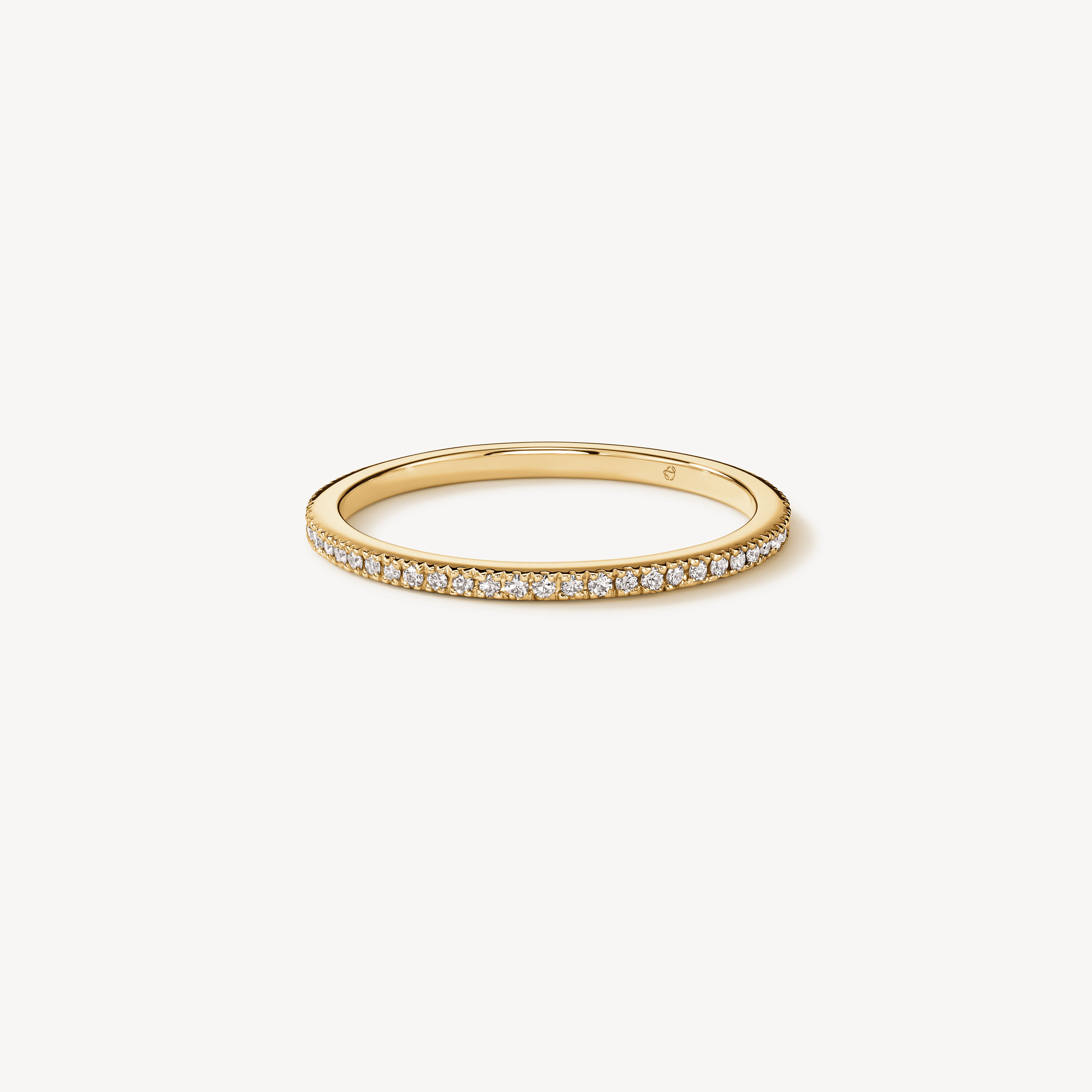 HOF Classic Eternity Band, 18K Yellow Gold, large