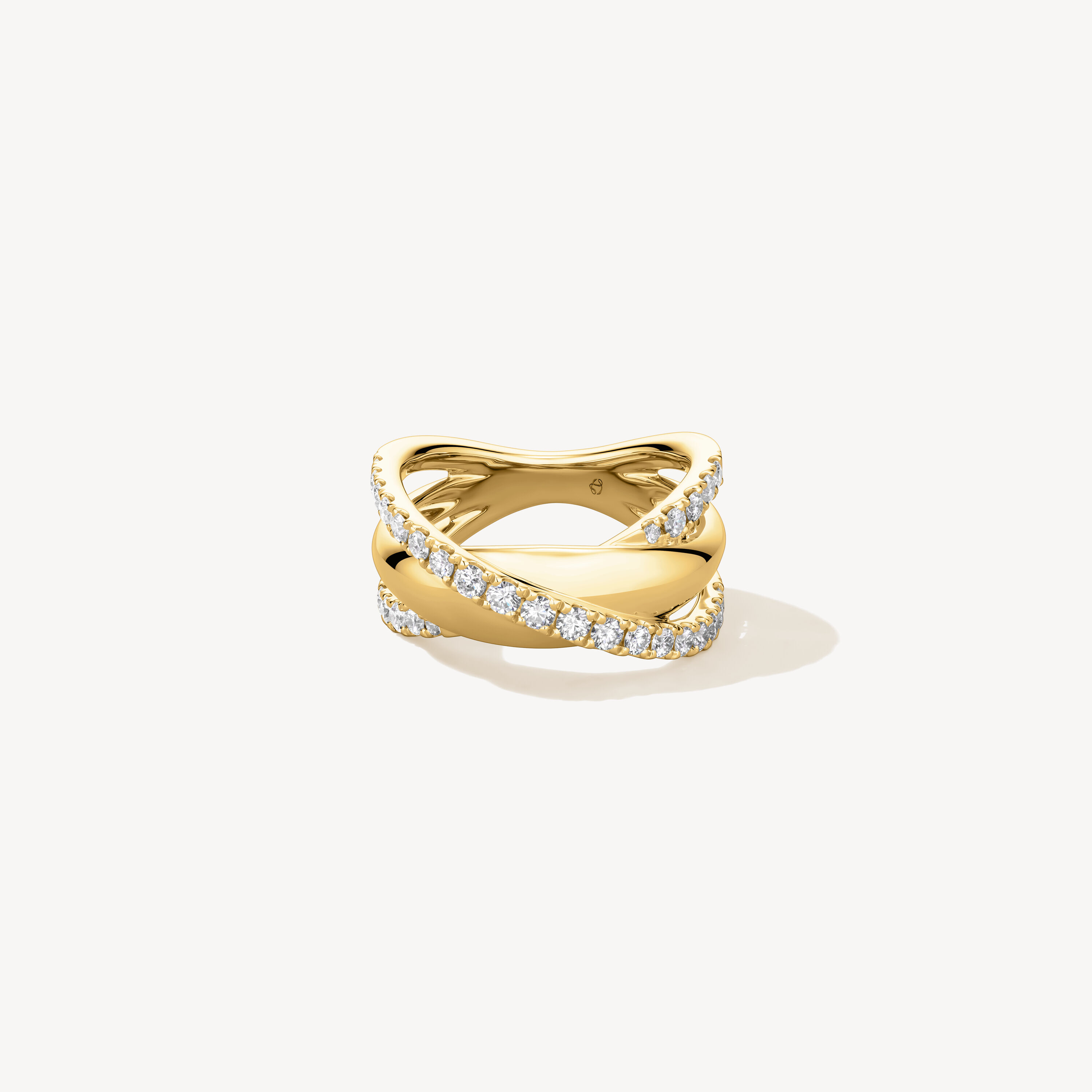 Grace XX Ring, 18K Yellow Gold, large