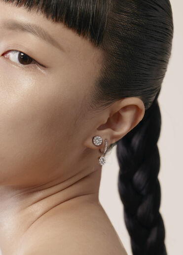 Fulfillment Stud Earrings, 18K White Gold Fulfillment Stud Earrings, 18K White Gold, large