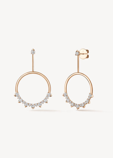 AERIAL Sunrise Drop Earrings, 18K Rose Gold AERIAL Sunrise Drop Earrings, 18K Rose Gold, large