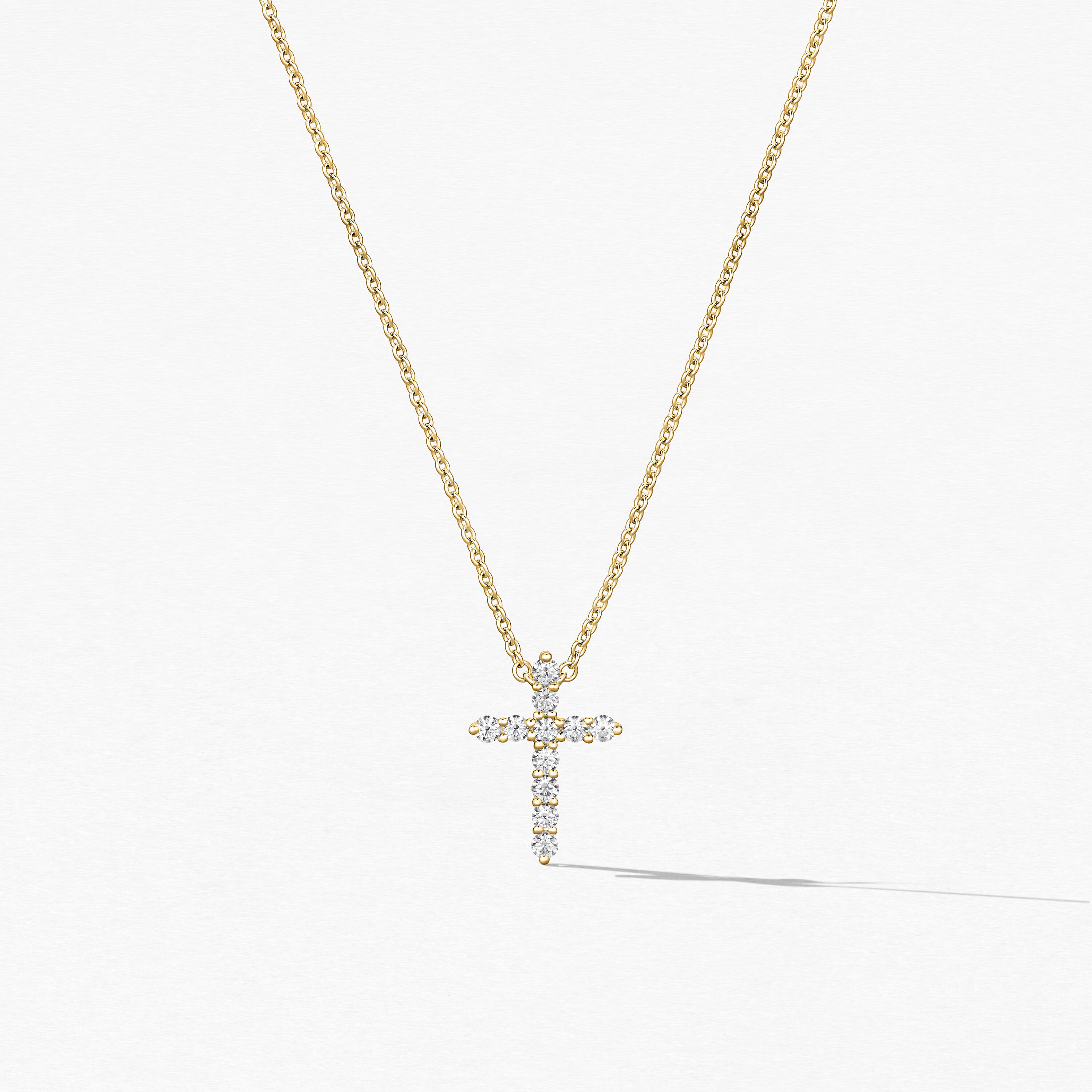 Signature Cross Pendant - Medium, 18K Yellow Gold, large
