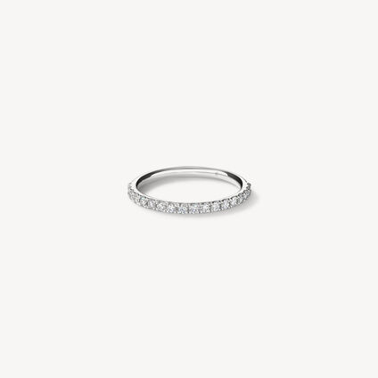 Transcend Wedding Band, 18K White Gold, large