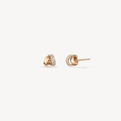 INSIDE/OUT Diamond Flip Earrings - Small, 18K Rose Gold, large