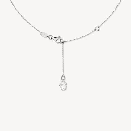 INSIDE/OUT Diamond Mini Link Pendant Necklace, 18K White Gold INSIDE/OUT Diamond Mini Link Pendant Necklace, 18K White Gold, large