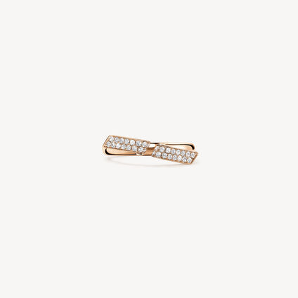 INSIDE/OUT Diamond Flip Open Ring, 18K Rose Gold, large