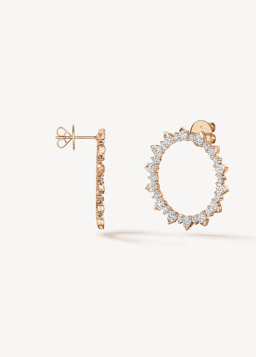 AERIAL Sunburst Earrings - Large, 18K Rose Gold AERIAL Sunburst Earrings - Large, 18K Rose Gold, large