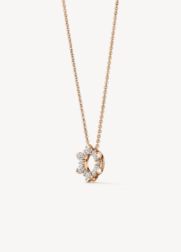 AERIAL Sunburst Enhancer Pendant Necklace, 18K Rose Gold AERIAL Sunburst Enhancer Pendant Necklace, 18K Rose Gold, large