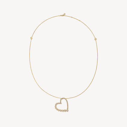 DREAM HEART PENDANT NECKLACE - LARGE, 18K Yellow Gold, large