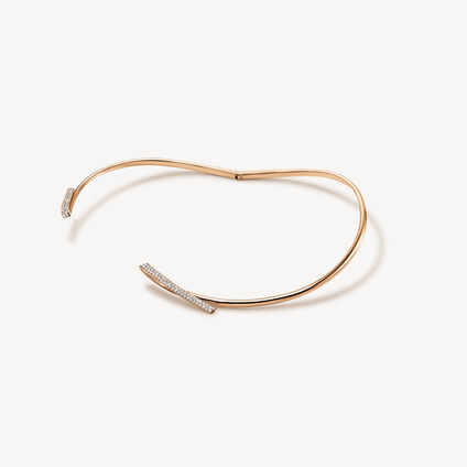 INSIDE/OUT Diamond Flip Choker, 18K Rose Gold, large