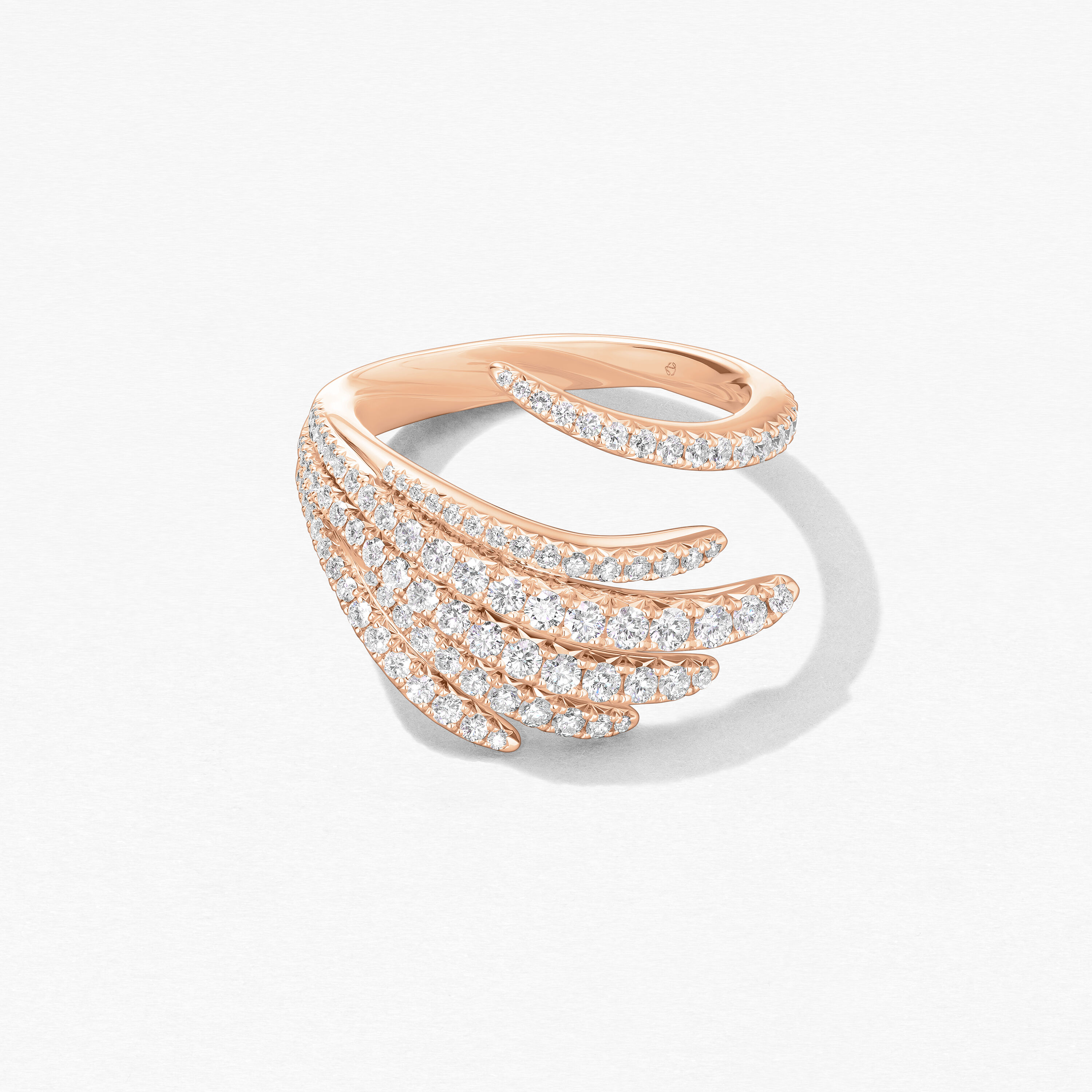 Vela Cocktail Ring, 18K Rose Gold, large