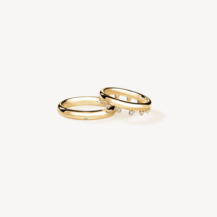 BARRE Eternity Wedding Band, 18K Yellow Gold BARRE Eternity Wedding Band, 18K Yellow Gold, large