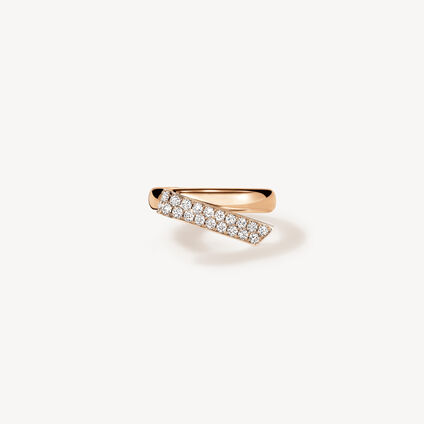 INSIDE/OUT Diamond Flip Ring, 18K Rose Gold, large