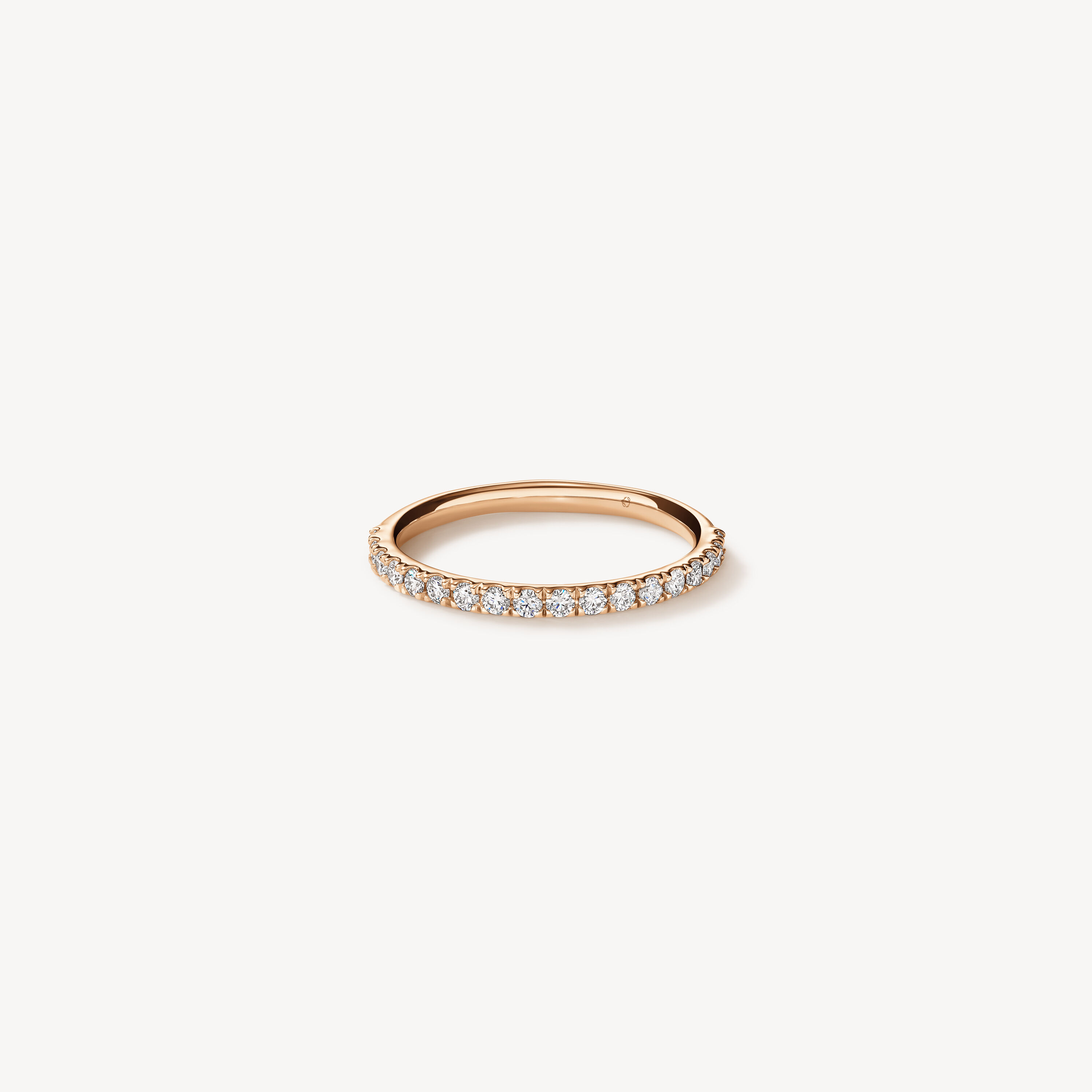 Transcend Wedding Band, 18K Rose Gold, large