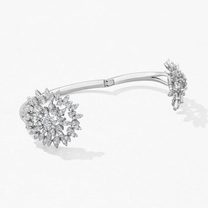 AERIAL Double Sunburst Bangle, , large