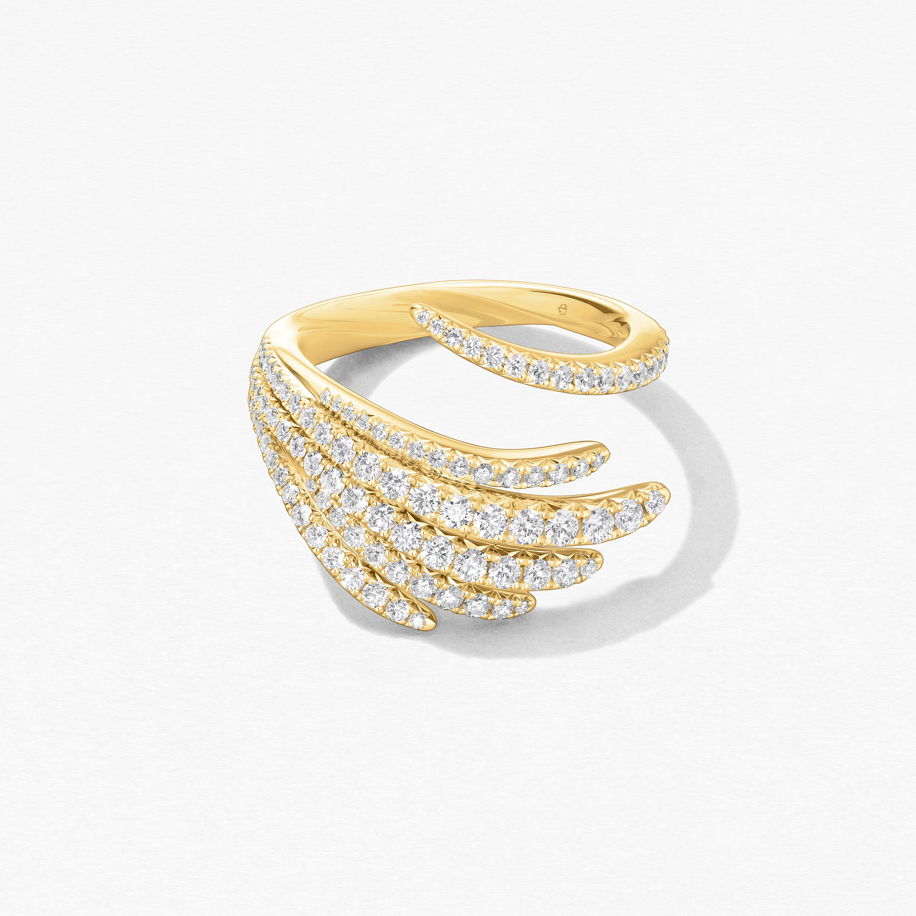 Vela Cocktail Ring, 18K Yellow Gold, large