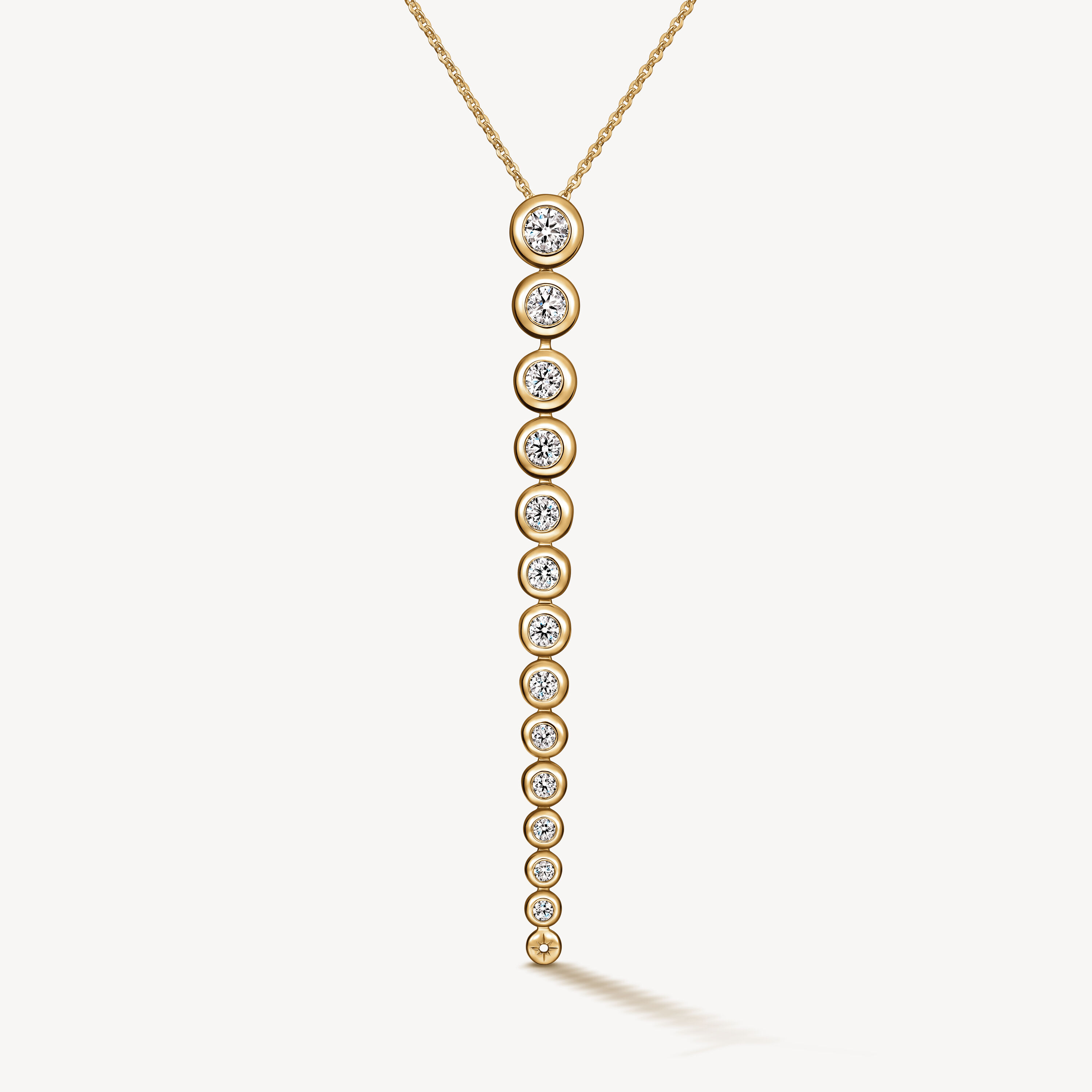 DREAM CIRCLE CONVERTIBLE PENDANT NECKLACE, 18K Yellow Gold, large