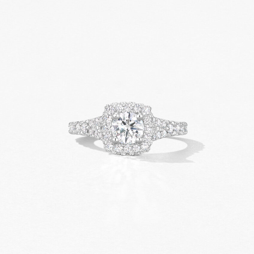 Acclaim Solitaire Engagement Ring Hearts On Fire