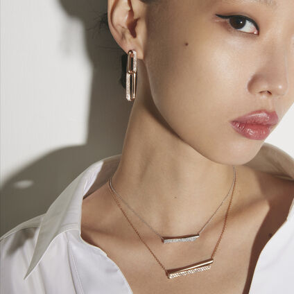 INSIDE/OUT Diamond Flip Pendant Necklace, 18K White Gold, large