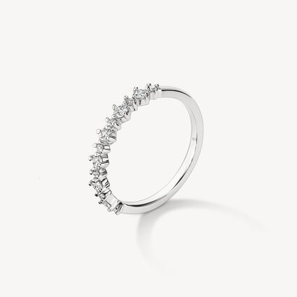 Gracious Classic Diamond Band, Platinum Gracious Classic Diamond Band, Platinum, large