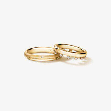BARRE Eternity Wedding Band, 18K Yellow Gold BARRE Eternity Wedding Band, 18K Yellow Gold, large
