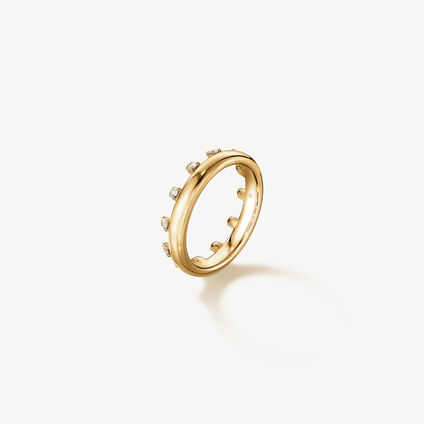 BARRE Eternity Wedding Band, 18K Yellow Gold BARRE Eternity Wedding Band, 18K Yellow Gold, large