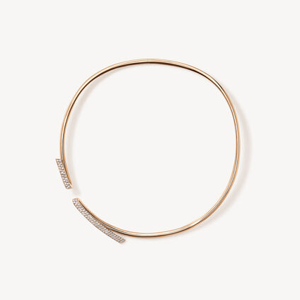 INSIDE/OUT Diamond Flip Choker, 18K Rose Gold, large