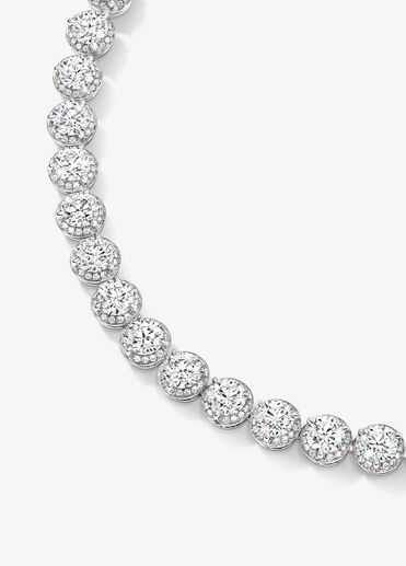 Timeless Hidden Halo Uniform Necklace,  Timeless Hidden Halo Uniform Necklace, , large
