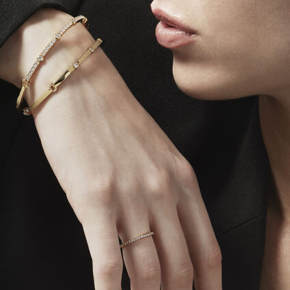 Sloane Wedding Band, 18K White Gold, large