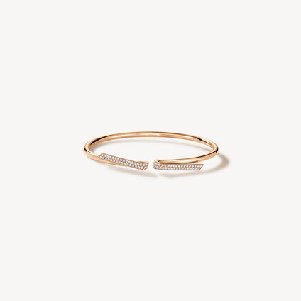 INSIDE/OUT Diamond Flexi Bangle, 18K Rose Gold, large