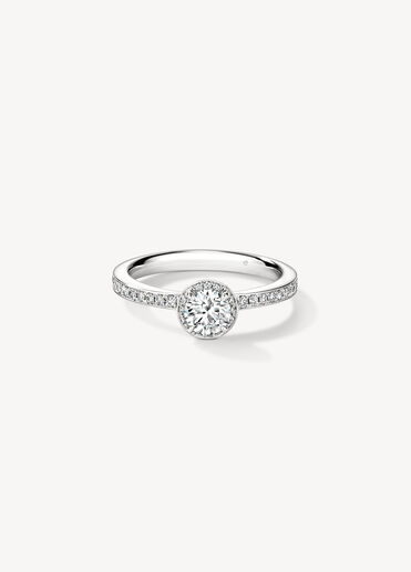 Timeless Hidden Halo Engagement Ring,  Timeless Hidden Halo Engagement Ring, , large