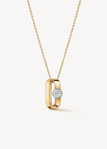 INSIDE/OUT Single Diamond Pendant Necklace,  INSIDE/OUT Single Diamond Pendant Necklace, , large