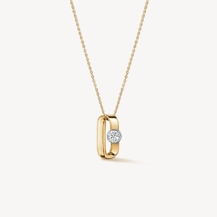 INSIDE/OUT Single Diamond Pendant Necklace, INSIDE/OUT Single Diamond Pendant Necklace, , large