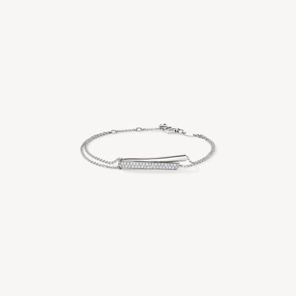 INSIDE/OUT Diamond Flip Bracelet, 18K White Gold, large